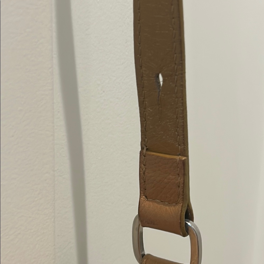 Vintage Longchamp Tan Crossbody Bag with Adjustable Strap - Picture 7 of 16